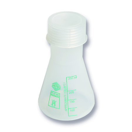 UNITED SCIENTIFIC Wide-Mouth Erlenmeyer Flask, Pp, 5, PK 12 FP0500
